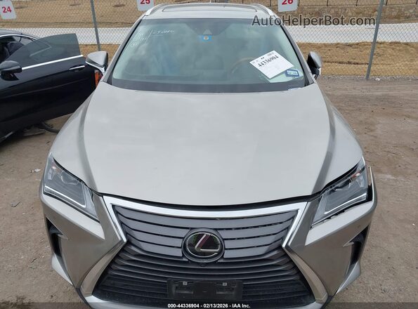 2T2ZZMCA3KC130903 2019 LEXUS RX 350 Tan Instrument cluster view
