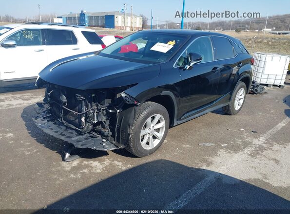 2T2ZZMCA4HC057646 2017 LEXUS RX 350 Black წინა მარცხენა ხედი სამი მეოთხედიდან