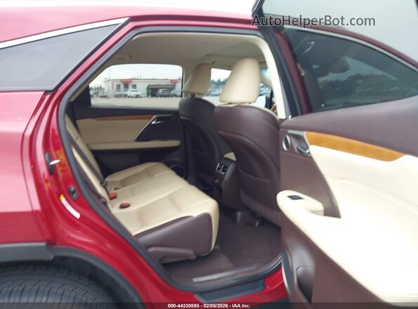 2T2ZZMCA4JC102915 2018 LEXUS RX 350 Red Vista de la etiqueta del VIN