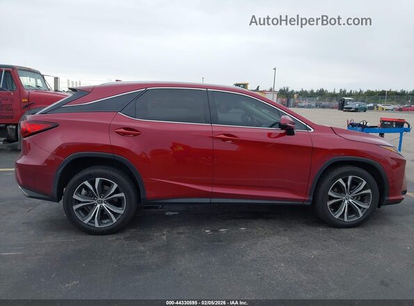2T2ZZMCA4JC102915 2018 LEXUS RX 350 Red Vista interior trasera