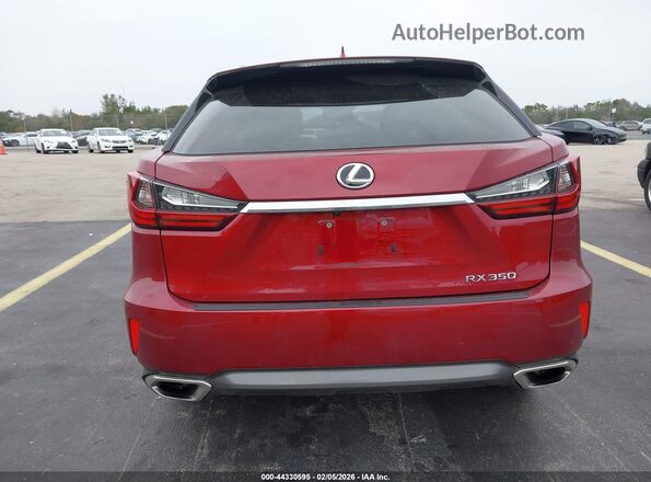 2T2ZZMCA4JC102915 2018 LEXUS RX 350 Red 