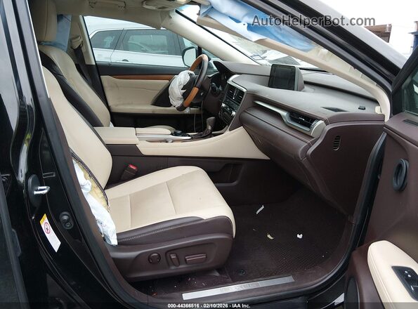 2T2ZZMCA5JC104477 2018 LEXUS RX 350 Черный Вид салона спереди