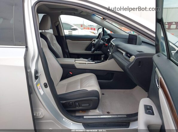 2T2ZZMCA5JC110280 2018 LEXUS RX 350 Серебряный Вид салона спереди