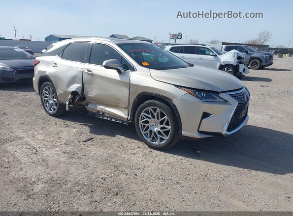 2T2ZZMCA6GC017101 2016 LEXUS RX 350 Tan Вид спереду