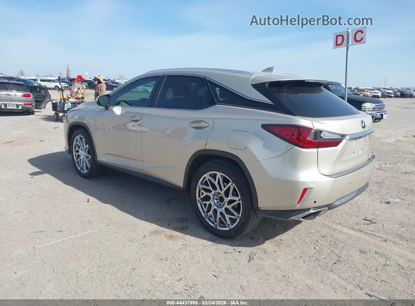2T2ZZMCA6GC017101 2016 LEXUS RX 350 Tan Задня ліва чверть