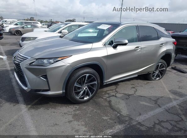 2T2ZZMCA6JC101880 2018 LEXUS RX 350 Серебряный Передняя левая четверть