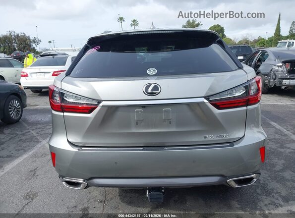 2T2ZZMCA6JC101880 2018 LEXUS RX 350 Серебряный 