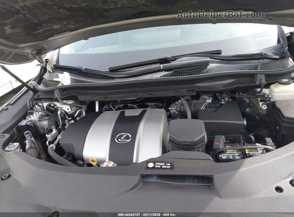 2T2ZZMCA6JC101880 2018 LEXUS RX 350 Серебряный Вид сзади