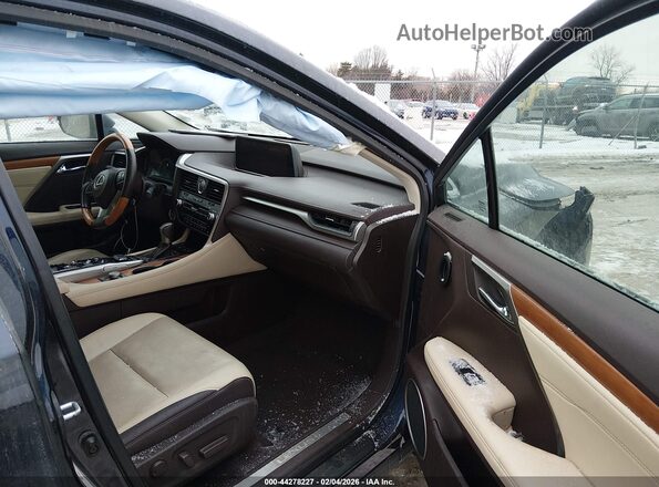 2T2ZZMCA7GC005345 2016 LEXUS RX 350 Dark Blue Вид салону спереду