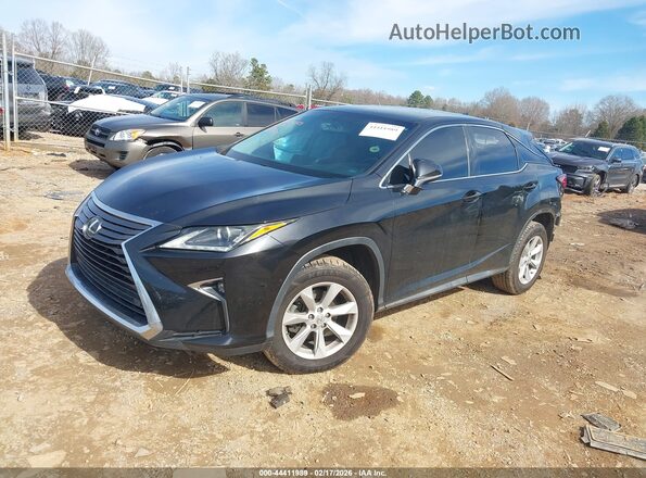 2T2ZZMCA8GC016855 2016 LEXUS RX 350 Black Передня ліва чверть
