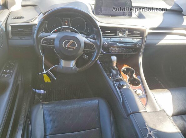2T2ZZMCA8JC093877 2018 LEXUS RX Gray Առջևի վահանակի տեսք