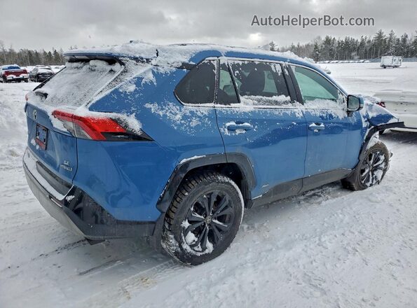 2T34WRFV6NW139723 2022 TOYOTA RAV4 Blue Tył prawy