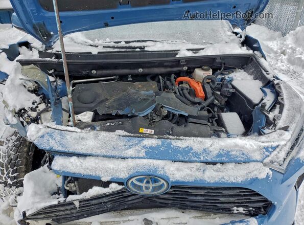 2T34WRFV6NW139723 2022 TOYOTA RAV4 Blue Widok komory silnika