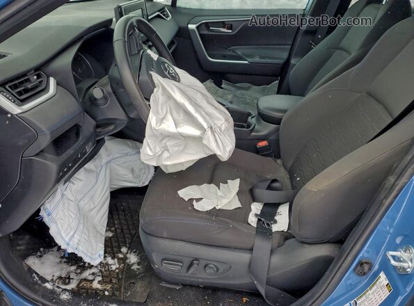 2T34WRFV6NW139723 2022 TOYOTA RAV4 Blue Widok wnętrza z przodu