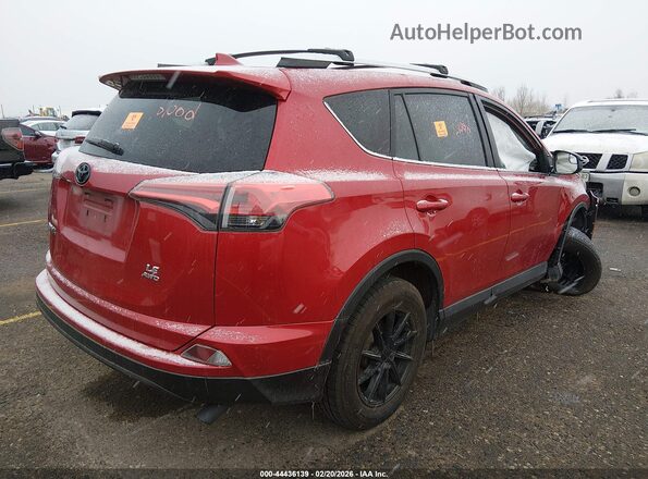 2T3BFREV3GW435603 2016 TOYOTA LE Red Tył prawy