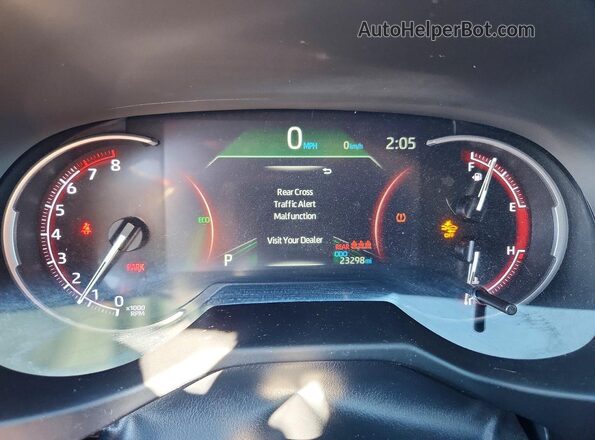 2T3C1RFV1RW330157 2024 TOYOTA LE Gray Вид щитка приладів