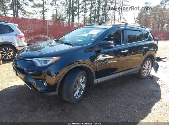 2T3DFREV6GW421445 2016 TOYOTA LIMITED Black Vista tres cuartos delantera izquierda