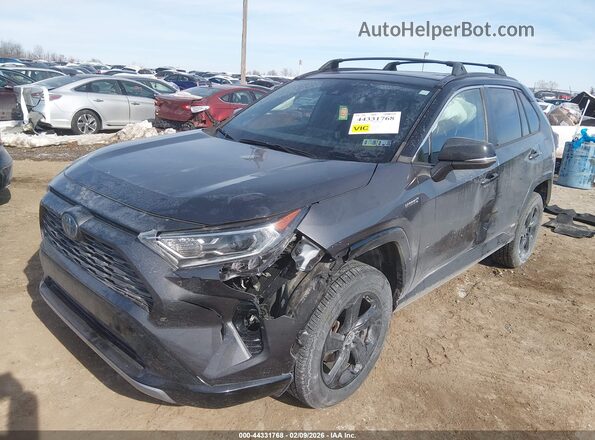 2T3E6RFV2MW015404 2021 TOYOTA RAV4 HYBRID Серый Вид спереди