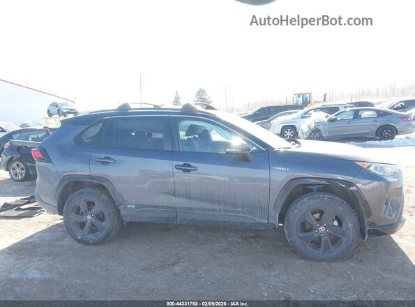 2T3E6RFV2MW015404 2021 TOYOTA RAV4 HYBRID Серый Вид задней части салона