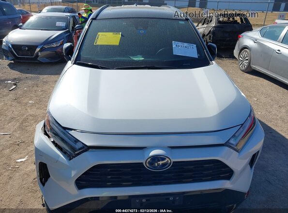 2T3E6RFV3PW041661 2023 TOYOTA RAV4 HYBRID White Vista del cuadro de instrumentos