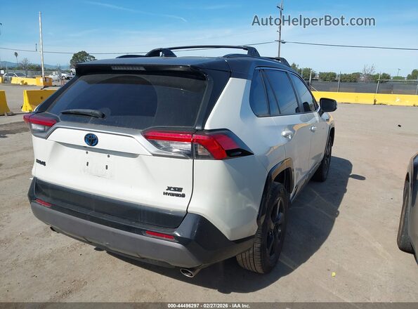 2T3E6RFV7MW004494 2021 TOYOTA RAV4 HYBRID White Rear right