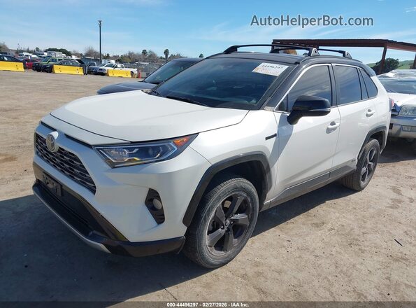 2T3E6RFV7MW004494 2021 TOYOTA RAV4 HYBRID White Front left