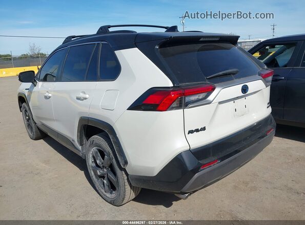 2T3E6RFV7MW004494 2021 TOYOTA RAV4 HYBRID White Rear left