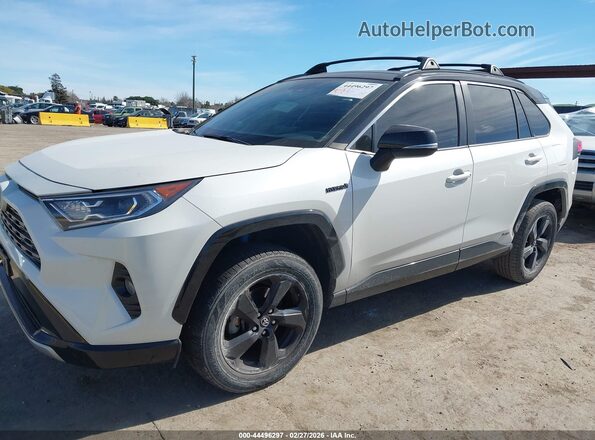 2T3E6RFV7MW004494 2021 TOYOTA RAV4 HYBRID White Front view
