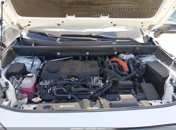 2T3E6RFV7MW004494 2021 TOYOTA RAV4 HYBRID White Rear view