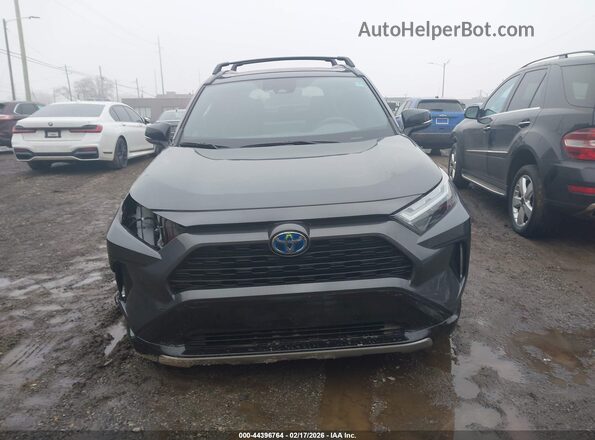 2T3E6RFV8PW041395 2023 TOYOTA RAV4 HYBRID Gray Vista del cuadro de instrumentos