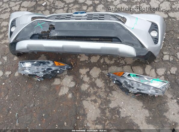 2T3EWRFV0KW045689 2019 TOYOTA RAV4 HYBRID Silver ხელსაწყოთა პანელის ხედი