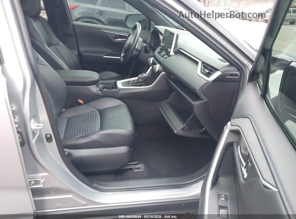 2T3EWRFV0KW045689 2019 TOYOTA RAV4 HYBRID Silver წინა სალონის ხედი