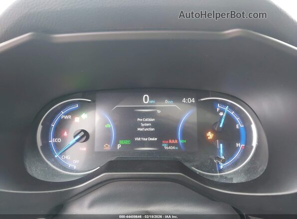 2T3EWRFV0KW045689 2019 TOYOTA RAV4 HYBRID Silver უკანა სავარძლების ხედი