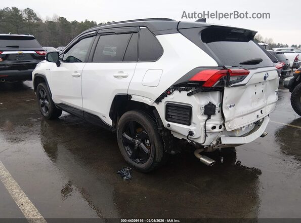 2T3EWRFV9KW040751 2019 TOYOTA RAV4 HYBRID Белый Задняя левая четверть