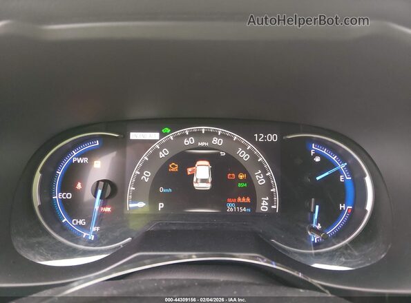 2T3EWRFV9KW040751 2019 TOYOTA RAV4 HYBRID Белый Вид задних сидений