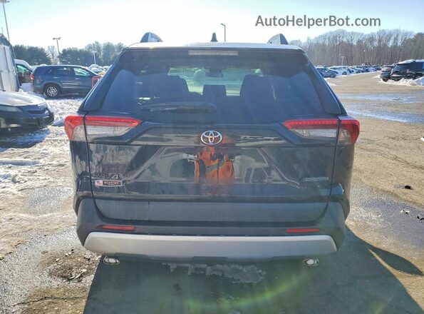 2T3J1RFV1NW276697 2022 TOYOTA RAV4 Black Rear view