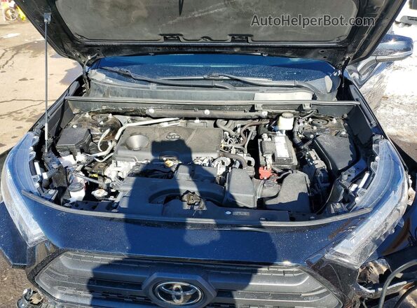 2T3J1RFV1NW276697 2022 TOYOTA RAV4 Black Engine compartment view