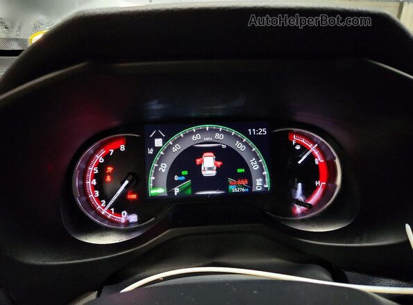 2T3P1RFV9PW359565 2023 TOYOTA LE Gray ხელსაწყოთა პანელის ხედი