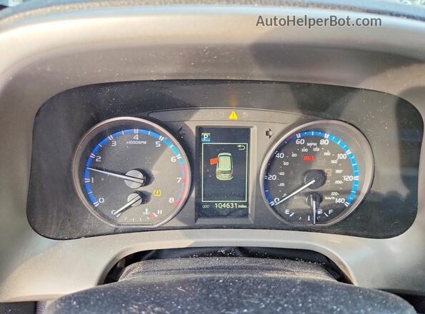 2T3RFREV0JW819327 2018 TOYOTA RAV4 Black Vista del cuadro de instrumentos