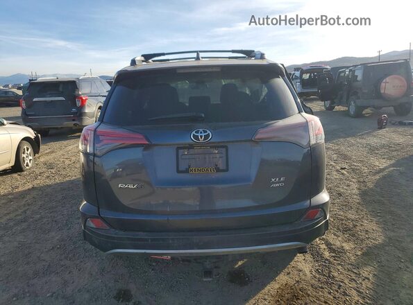 2T3RFREV9JW750444 2018 TOYOTA RAV4 Charcoal Vista trasera