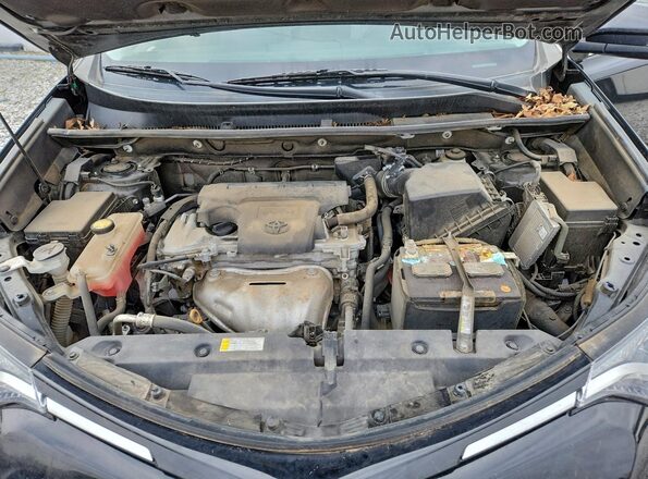 2T3RFREVXJW742143 2018 TOYOTA RAV4 Black Vista del compartimento del motor