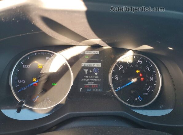 2T3T6RFV6NW036281 2022 TOYOTA RAV4 Silver Вид щитка приладів