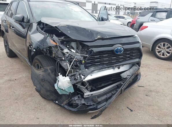 2T3T6RFV9NW032094 2022 TOYOTA RAV4 HYBRID Black Widok z przodu