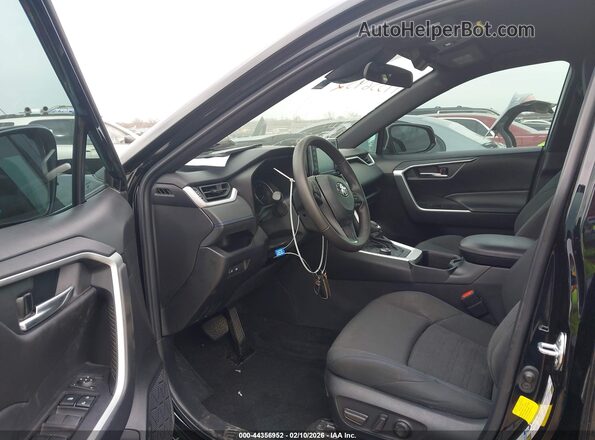 2T3T6RFV9NW032094 2022 TOYOTA RAV4 HYBRID Black Widok wnętrza z przodu