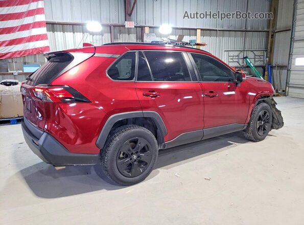 2T3W1RFV7KW010179 2019 TOYOTA LE Burgundy Задня права чверть