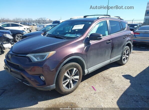 2T3WFREV4JW458543 2018 TOYOTA LE Burgundy წინა მარცხენა ხედი სამი მეოთხედიდან