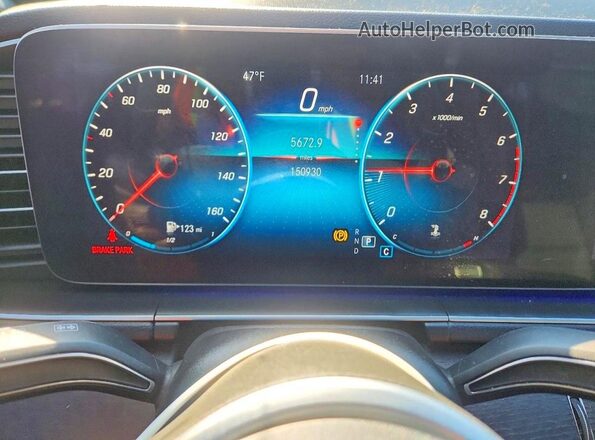 4JGFB4KB0LA096300 2020 MERCEDES-BENZ GLE-CLASS White Rear seats view