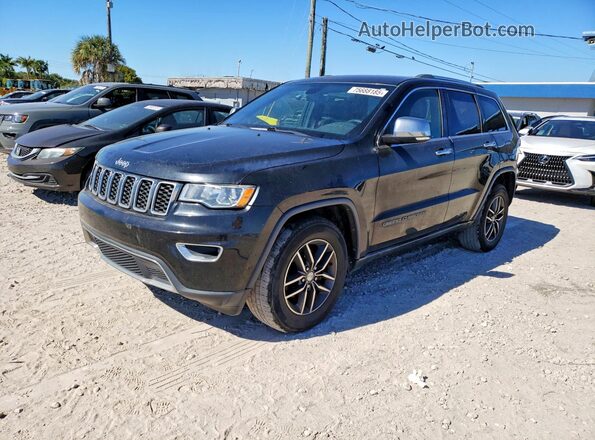 1C4RJEBG7HC793724 2017 JEEP GRAND CHER Black Trasero izquierdo