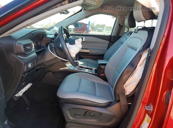 1FMSK7DH1MGA37787 2021 FORD FORD EXPLORER Red წინა პანელის ხედი