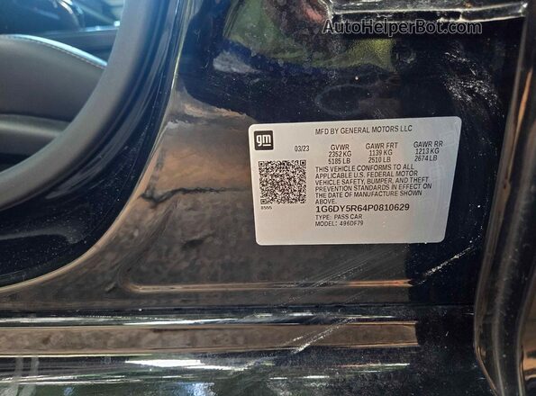 1G6DY5R64P0810629 2023 CADILLAC CT5 Black 